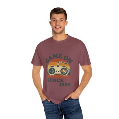 Retro Gamer Unisex T-Shirt - 'Game On Since 1989' Design - Image 15