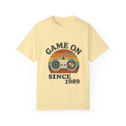 Retro Gamer Unisex T-Shirt - 'Game On Since 1989' Design - Image 20