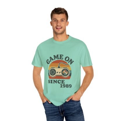 Retro Gamer Unisex T-Shirt - 'Game On Since 1989' Design - Image 43