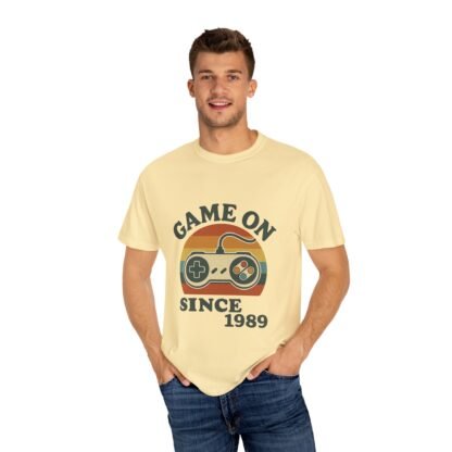 Retro Gamer Unisex T-Shirt - 'Game On Since 1989' Design - Image 23