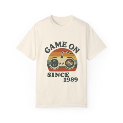 Retro Gamer Unisex T-Shirt - 'Game On Since 1989' Design - Image 16