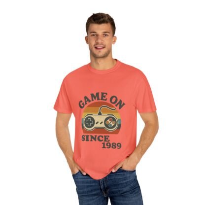 Retro Gamer Unisex T-Shirt - 'Game On Since 1989' Design - Image 11