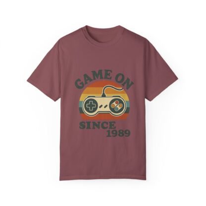 Retro Gamer Unisex T-Shirt - 'Game On Since 1989' Design - Image 12