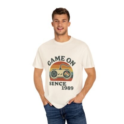 Retro Gamer Unisex T-Shirt - 'Game On Since 1989' Design - Image 19