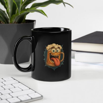 Black Glossy Mug