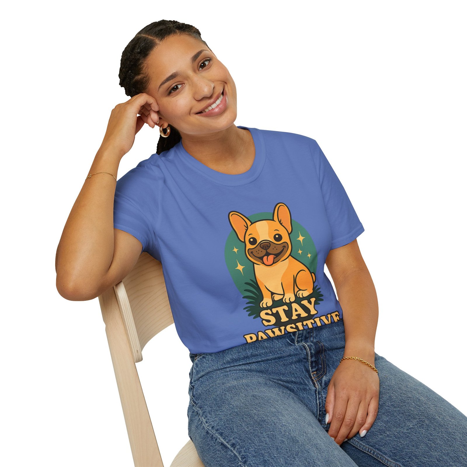 Stay Pawsitive Dog Lover T-Shirt, Unisex Tee, Pet Apparel, Gift for Dog Owners, Cute Dog Shirt, Inspirational T-Shirt - Image 34