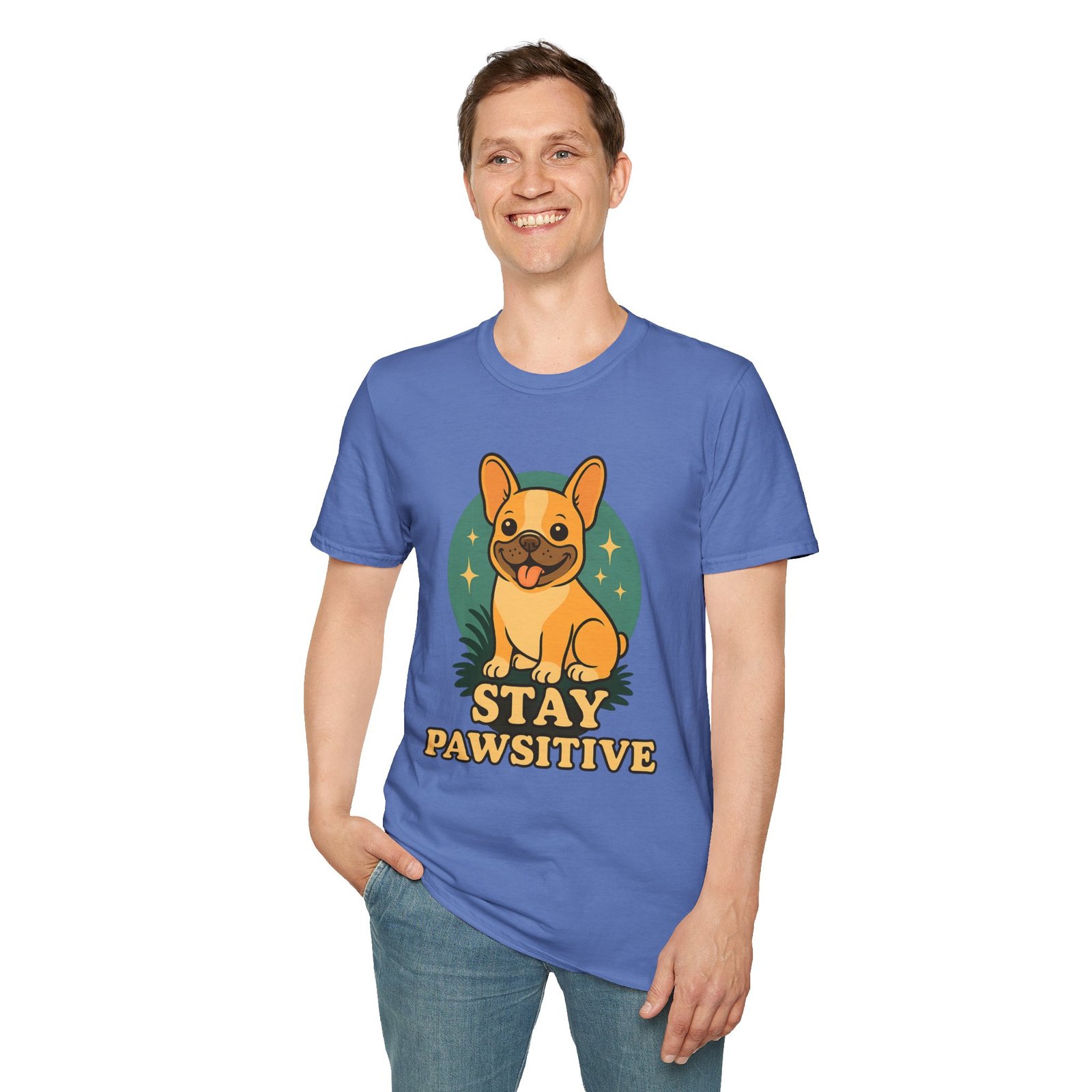 Stay Pawsitive Dog Lover T-Shirt, Unisex Tee, Pet Apparel, Gift for Dog Owners, Cute Dog Shirt, Inspirational T-Shirt - Image 35