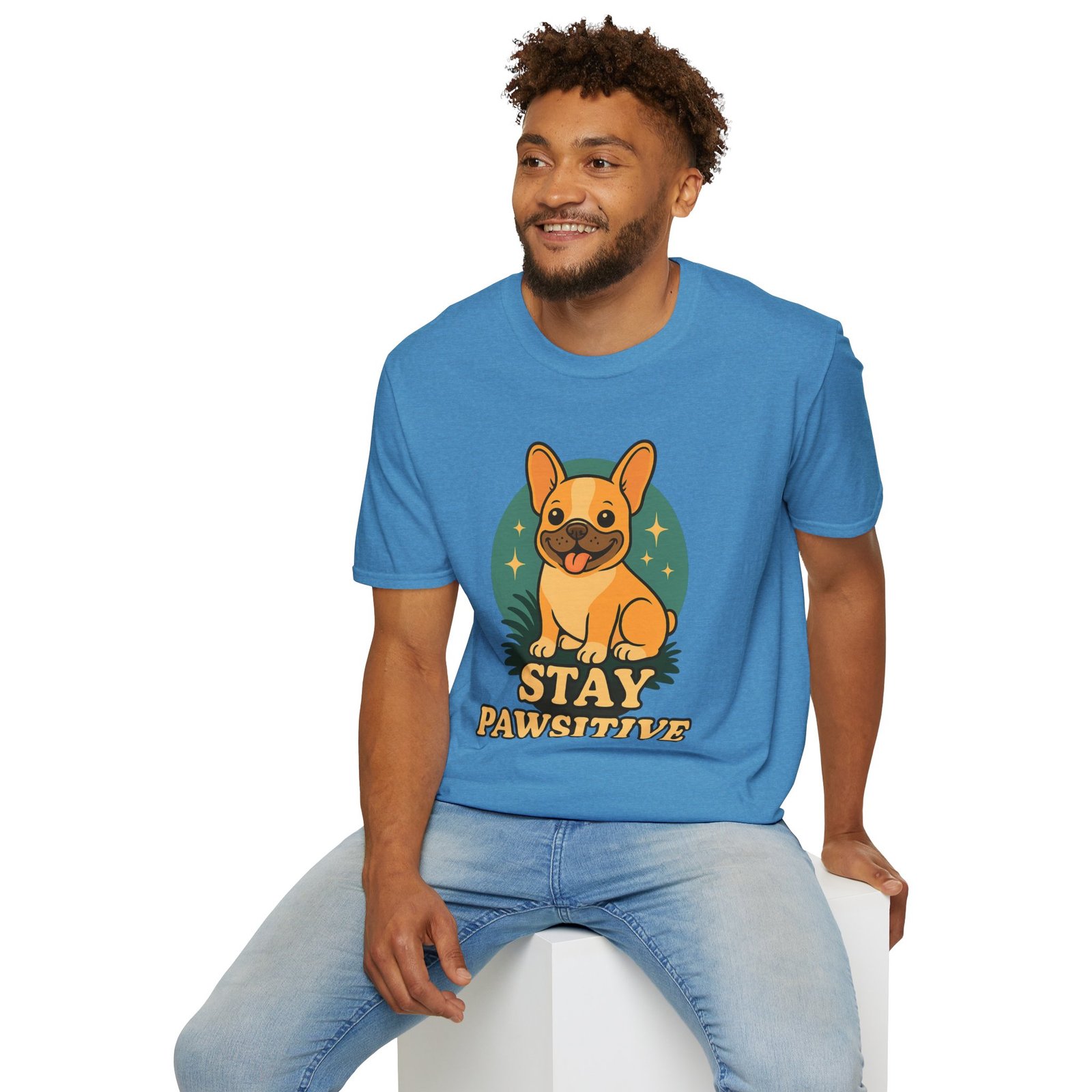 Stay Pawsitive Dog Lover T-Shirt, Unisex Tee, Pet Apparel, Gift for Dog Owners, Cute Dog Shirt, Inspirational T-Shirt - Image 30