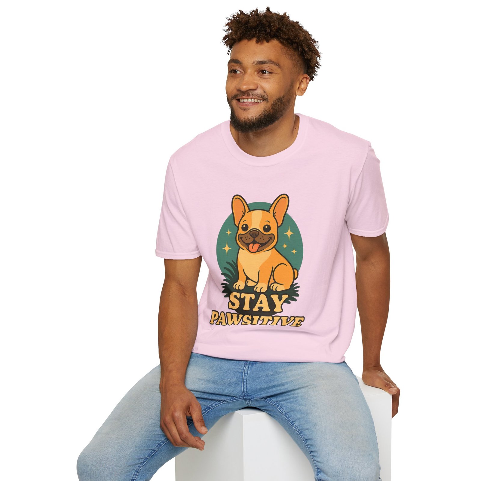 Stay Pawsitive Dog Lover T-Shirt, Unisex Tee, Pet Apparel, Gift for Dog Owners, Cute Dog Shirt, Inspirational T-Shirt - Image 42