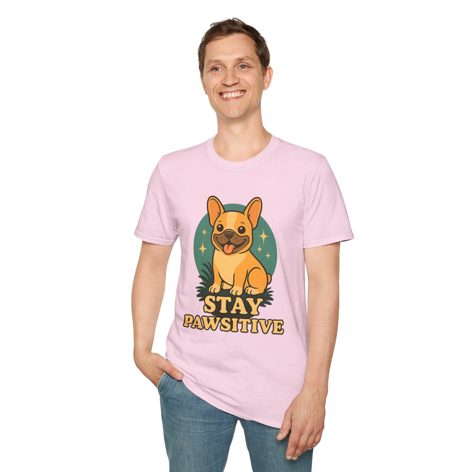 Stay Pawsitive Dog Lover T-Shirt, Unisex Tee, Pet Apparel, Gift for Dog Owners, Cute Dog Shirt, Inspirational T-Shirt - Image 41