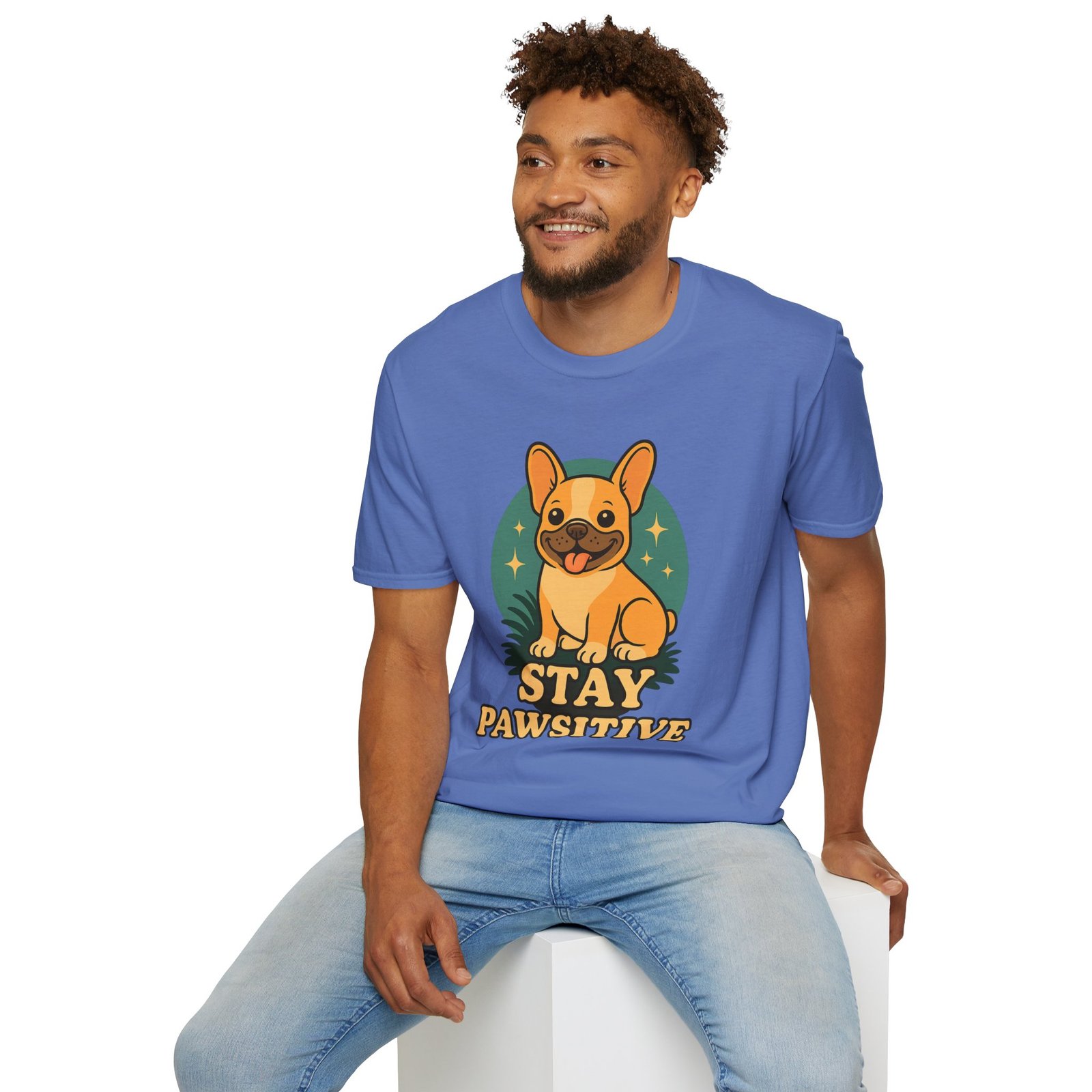 Stay Pawsitive Dog Lover T-Shirt, Unisex Tee, Pet Apparel, Gift for Dog Owners, Cute Dog Shirt, Inspirational T-Shirt - Image 36