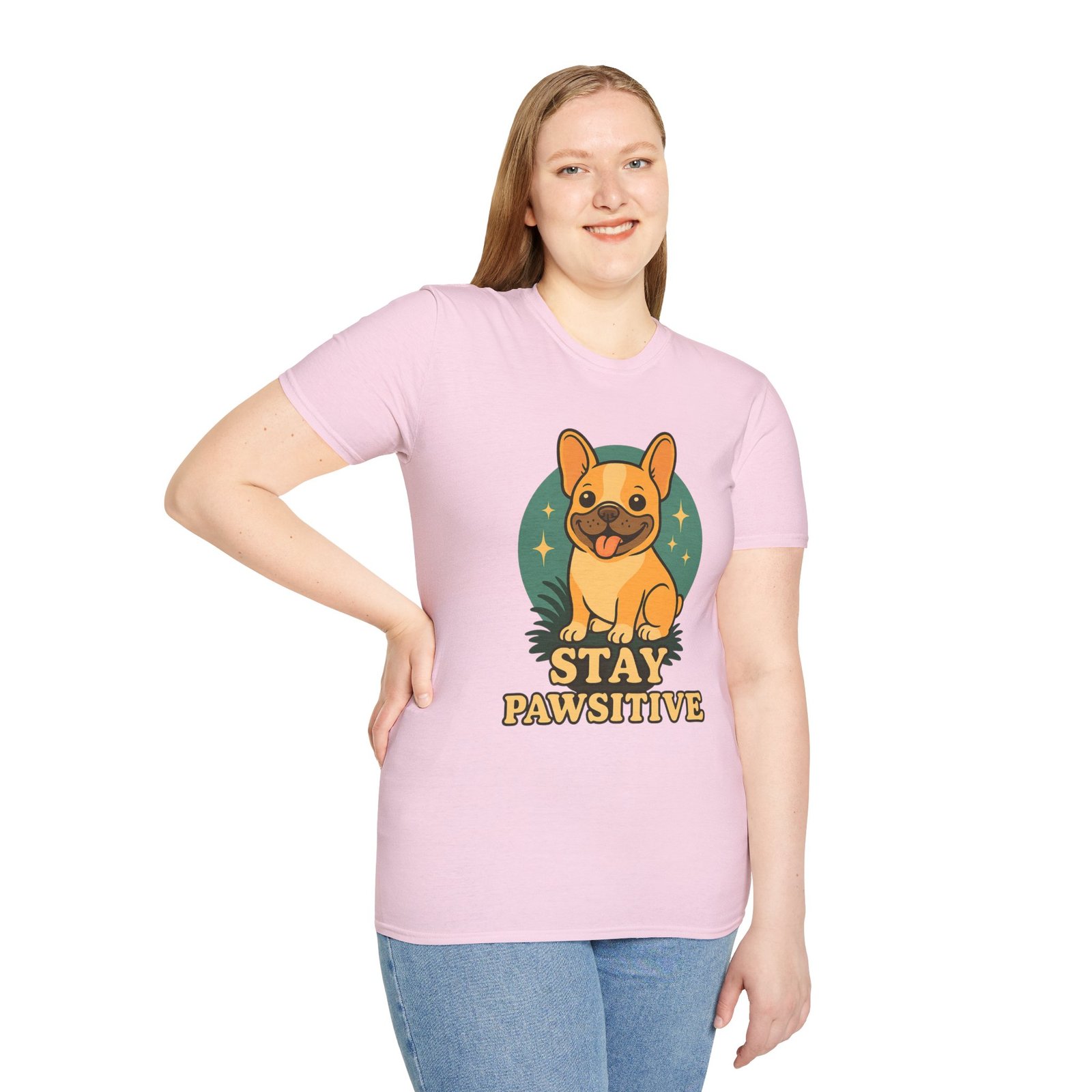 Stay Pawsitive Dog Lover T-Shirt, Unisex Tee, Pet Apparel, Gift for Dog Owners, Cute Dog Shirt, Inspirational T-Shirt - Image 39